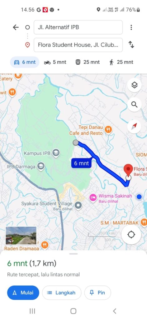 Jual Kos Kosan IPB Bogor Darmaga