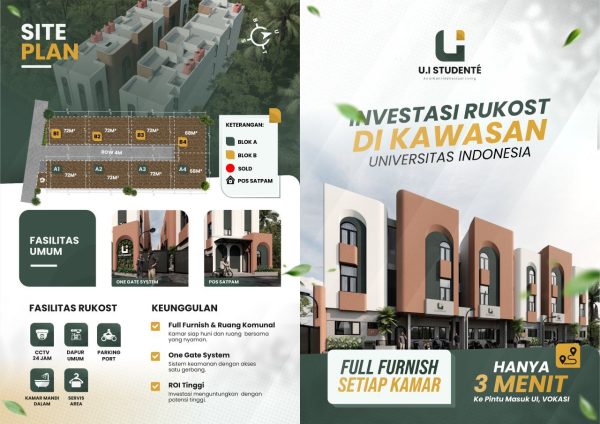 Jual Kos kosan UI Depok studente