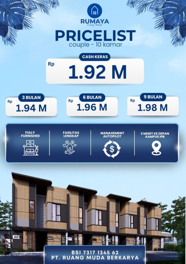 Rumaya Cozy Kost 10 kamar